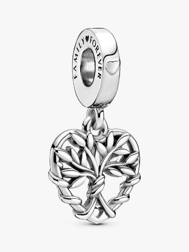 Herz Familienstammbaum Charm-Anhänger
