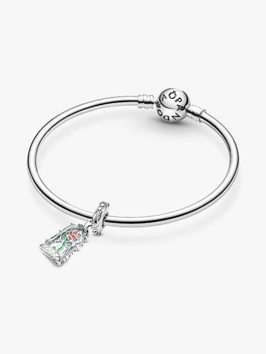 Disney Die Schöne und das Biest Verzauberte Rose Charm-Anhänger