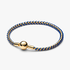 Blaue Kordel Kastenkette Armband Blaue Kordel Kastenkette Armband