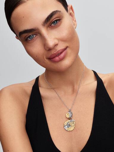 Sternzeichen Wassermann Medaillon-Charm