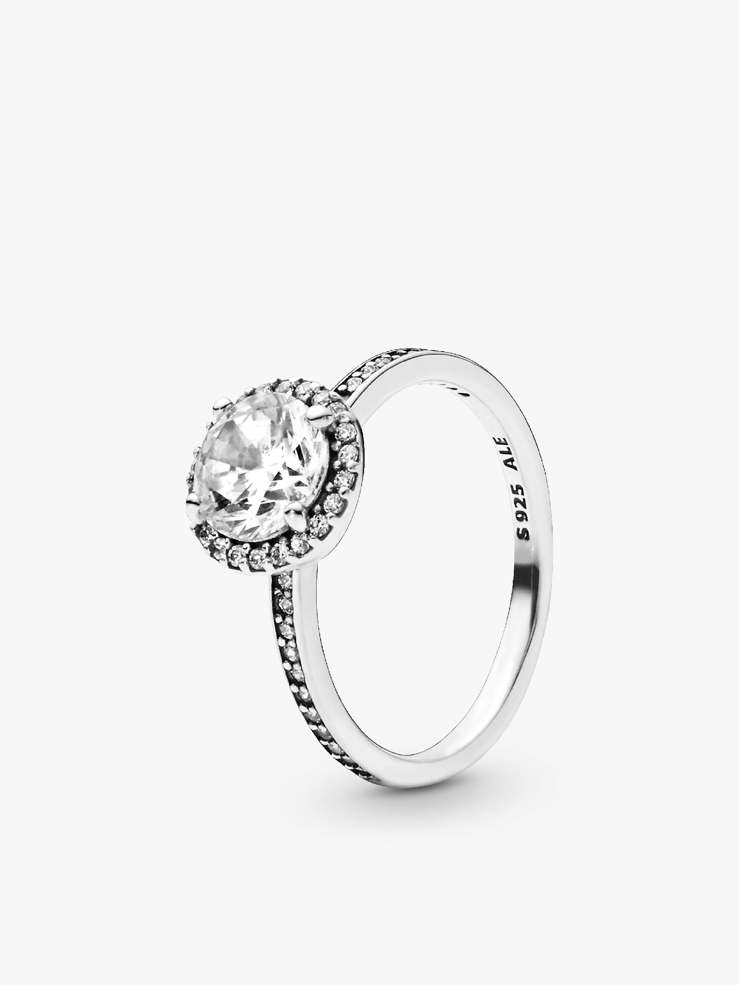 Runder Funkelnder Ring