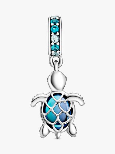 Meeresschildkröte Murano-Glas Charm-Anhänger