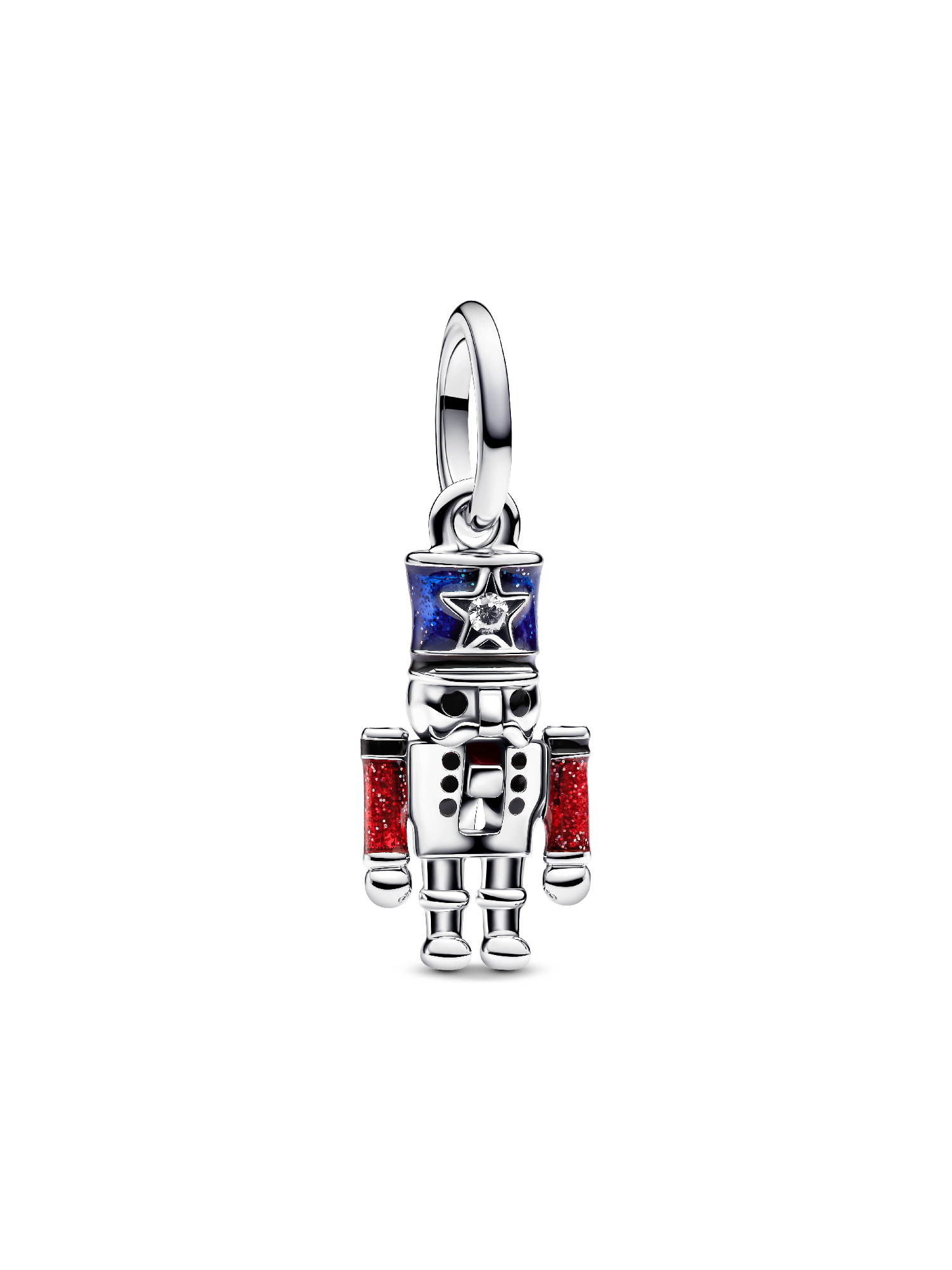 Beweglicher Nussknacker Charm-Anhänger