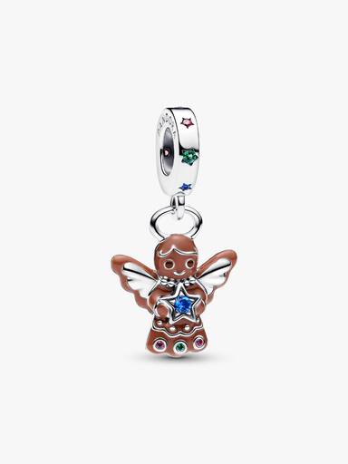 Lebkuchen-Engel Charm-Anhänger