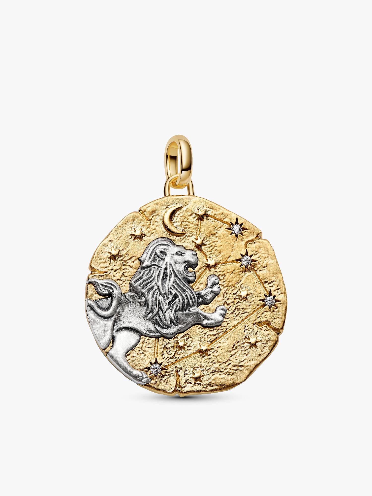 Sternzeichen Löwe Großes Medaillon-Charm