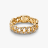 Pavé Cuban Ketten-Ring Pavé Cuban Ketten-Ring