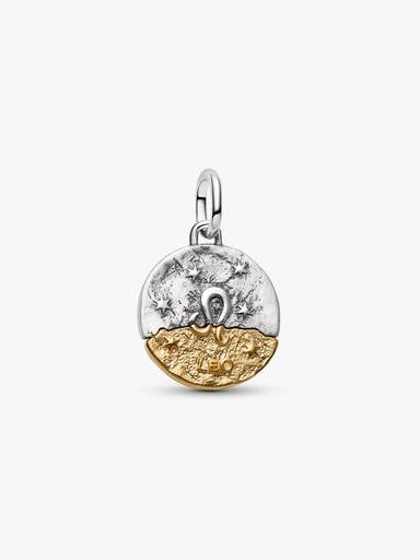 Sternzeichen Löwe Medaillon-Charm