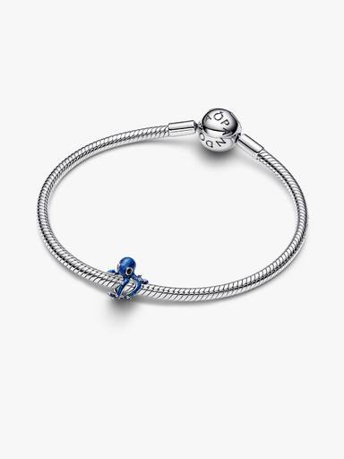 Blauer Oktopus Charm