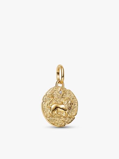 Halskettenset mit Löwen Medaillon Charm