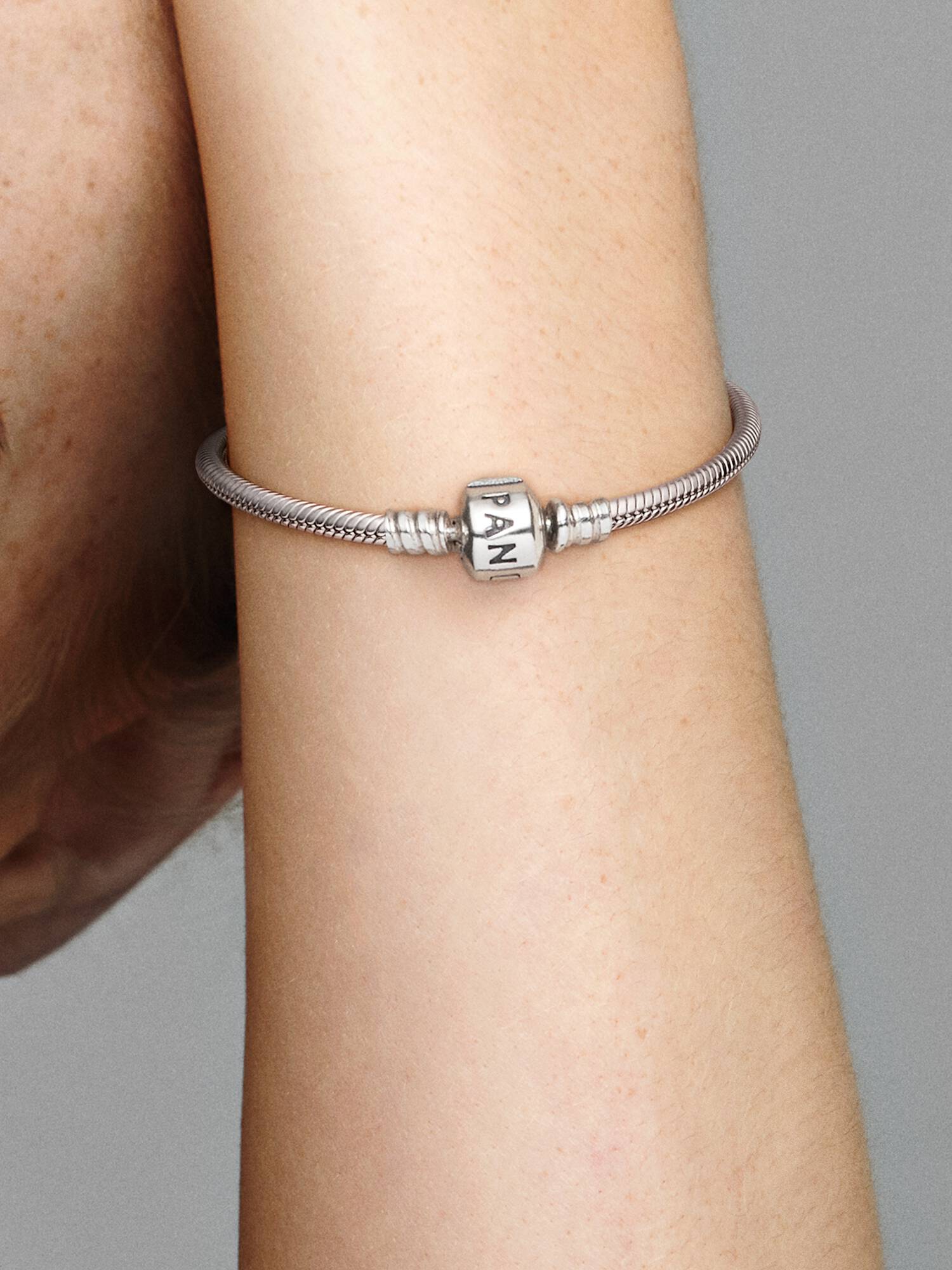 Verspieltes Zylinder-Verschluss Schlangen-Gliederarmband