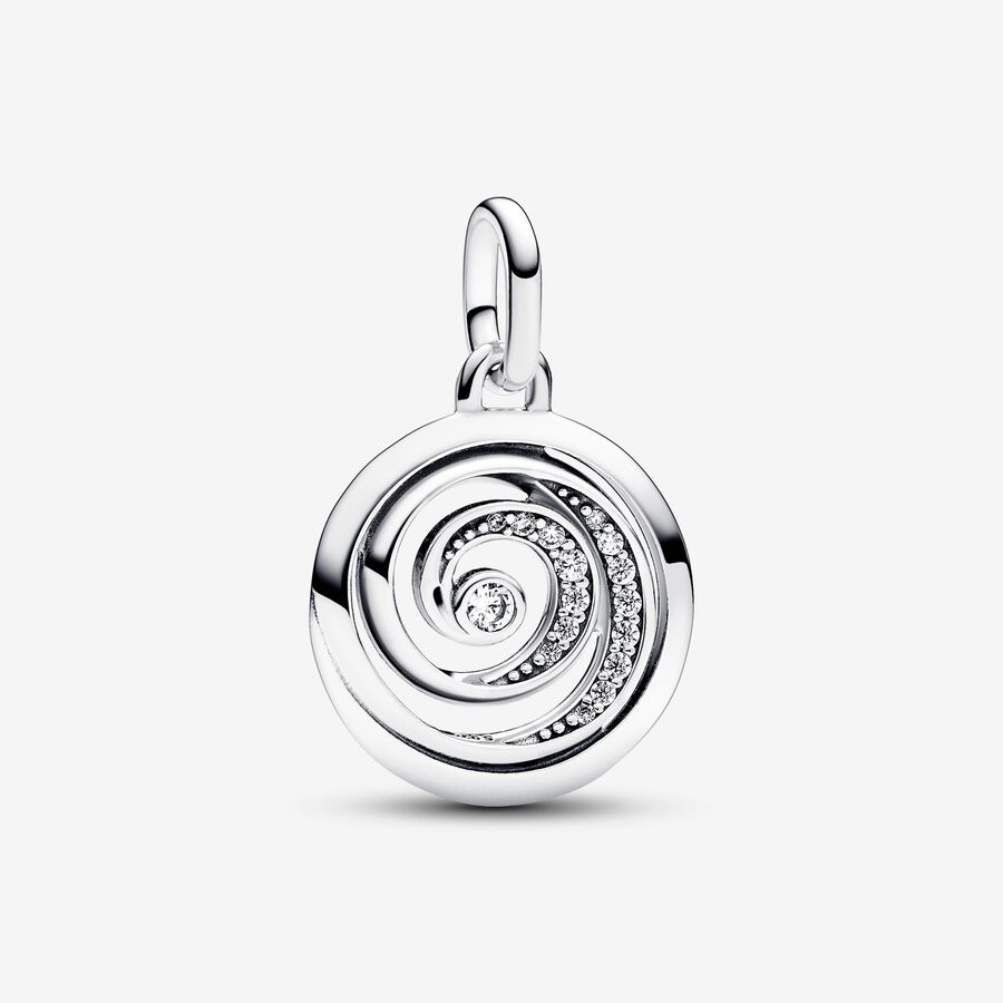 Pandora ME Dankbarkeit Spirale Medaillon-Charm image number 0
