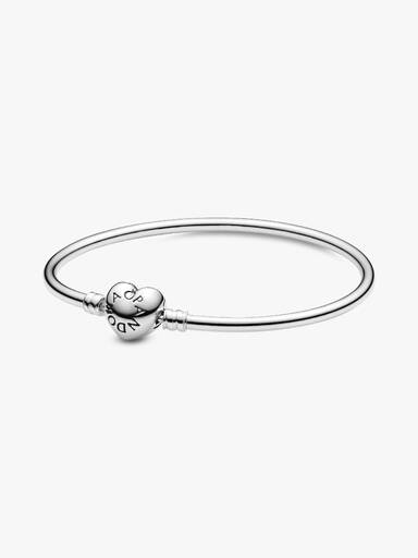 Pandora Moments Herzverschluss Armreif