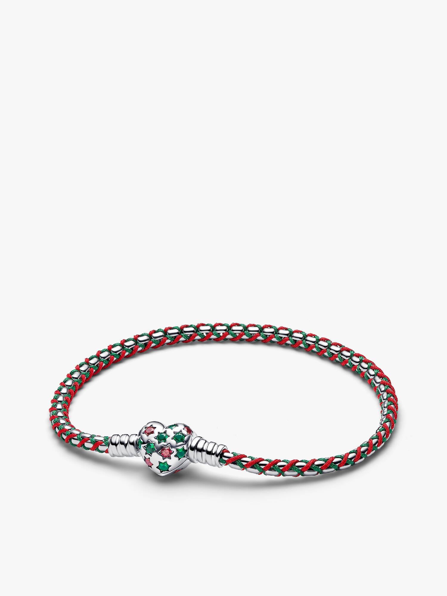Mintgrüne Kordel Kastenkette Armband 