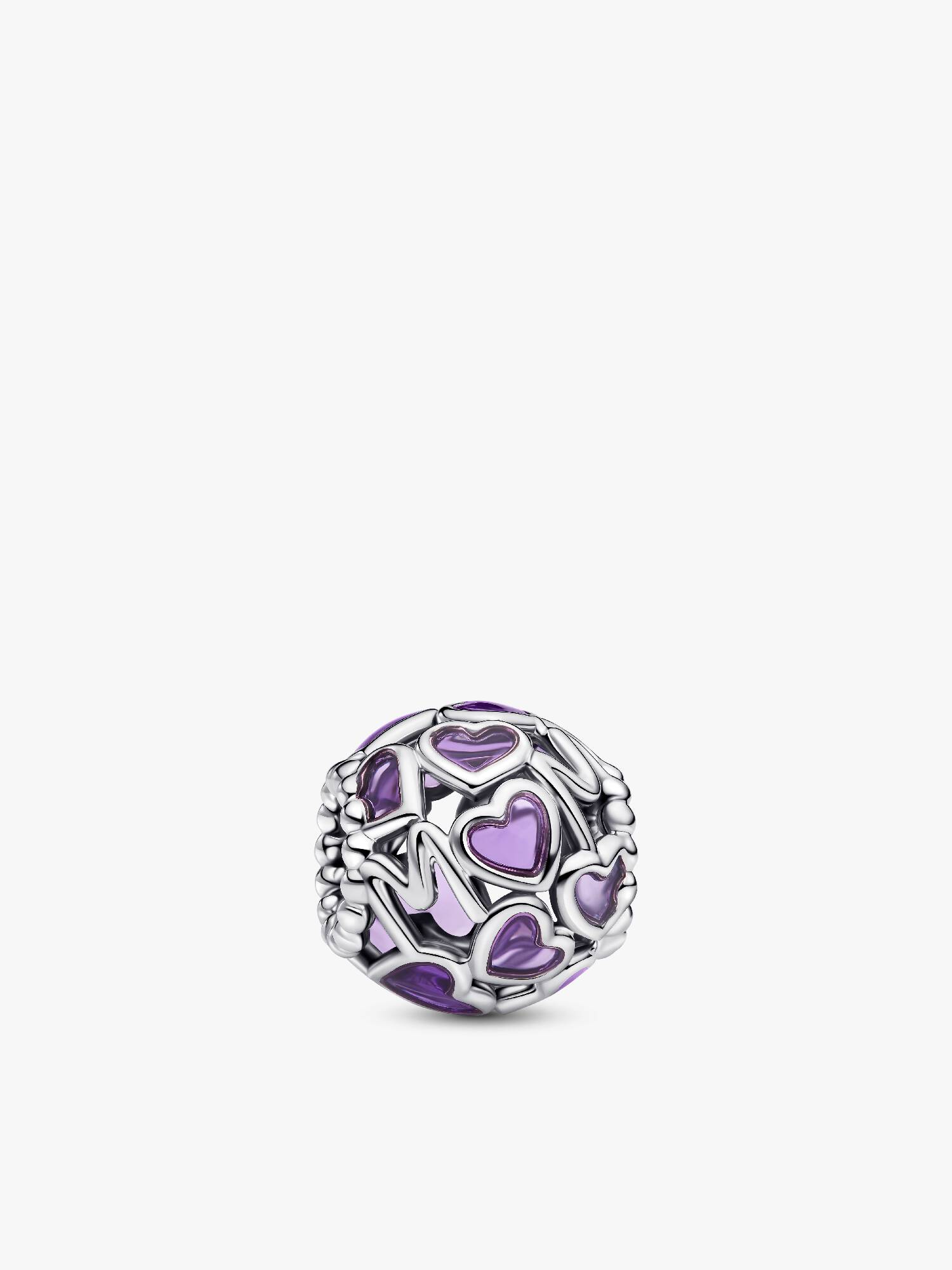 Offen gearbeitete Herzen Mum-Charm