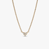 Drei Sterne Herz Collier-Halskette Drei Sterne Herz Collier-Halskette
