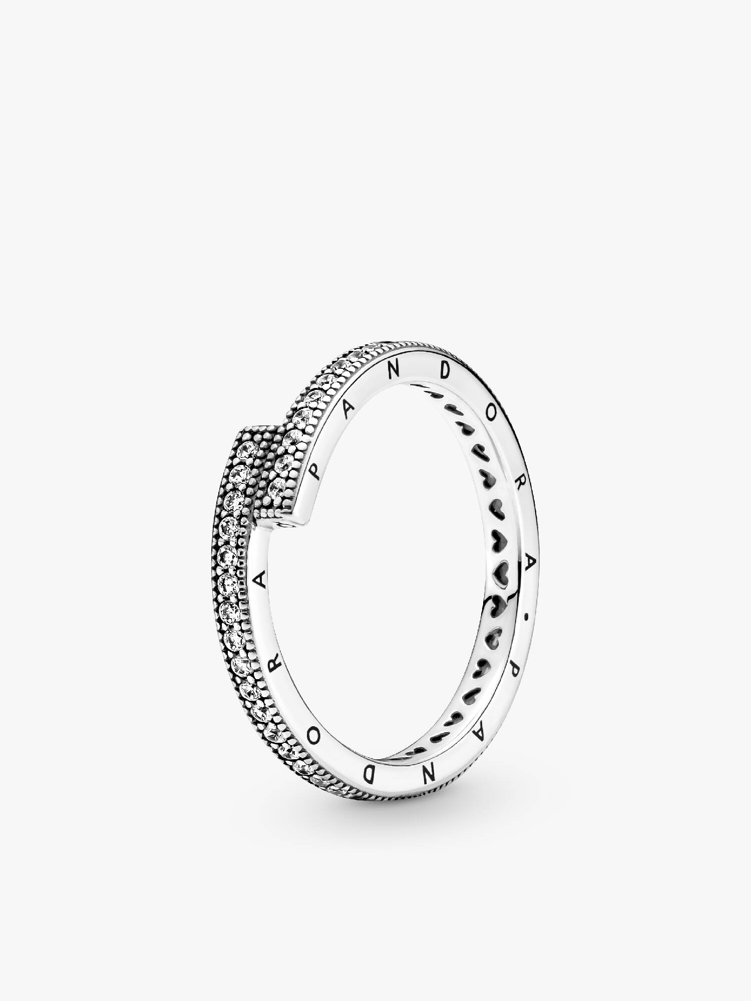Funkelnder überlappender Ring