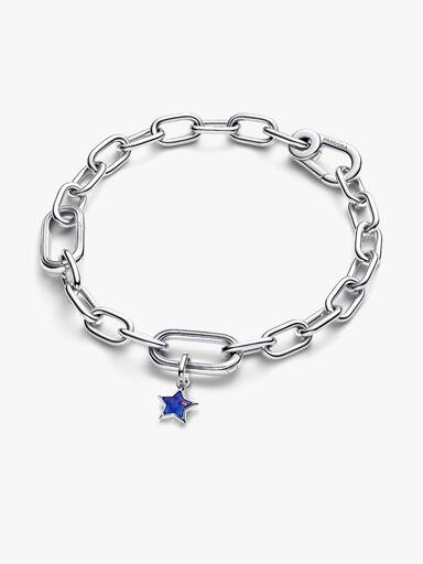 Blauer Stern Mini-Charm-Anhänger