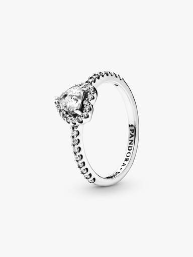 Erhabenes Herz Ring