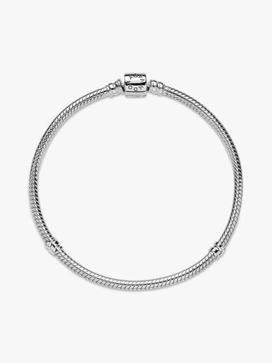 Verspieltes Zylinder-Verschluss Schlangen-Gliederarmband