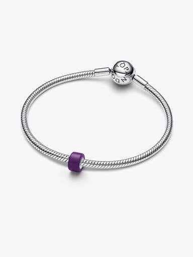 Violettes Murano-Glas Mini-Charm