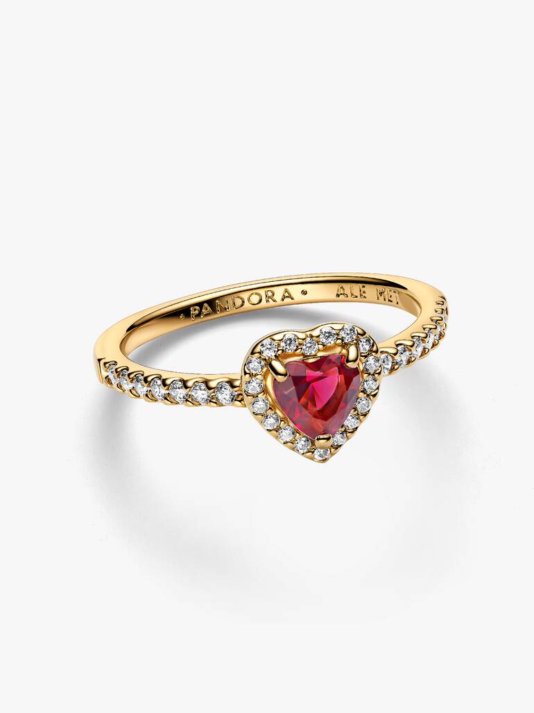 Funkelnder Herz Ring