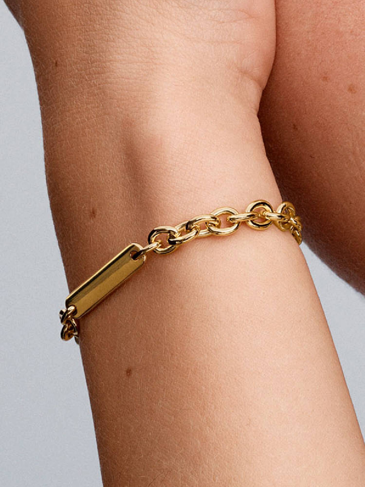 Gravierbarer Stab Kettenarmband