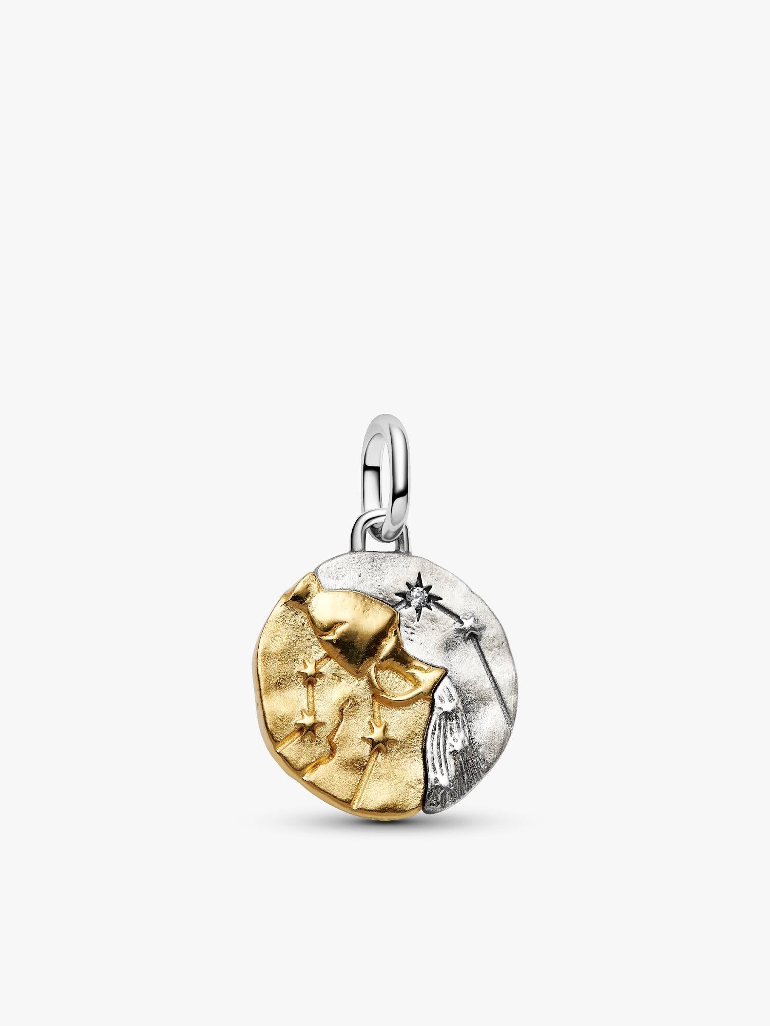 Sternzeichen Wassermann Medaillon-Charm
