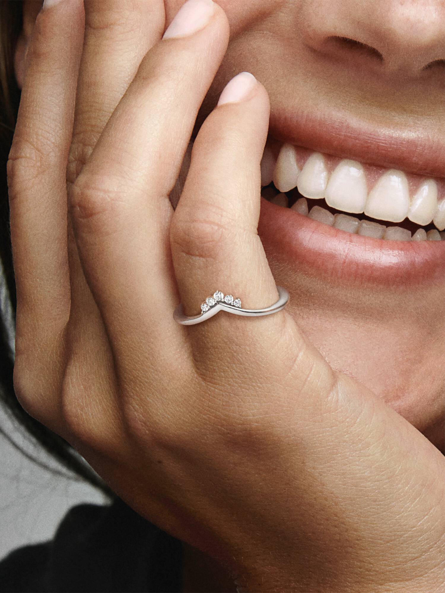 Diadem-Wishbone Ring
