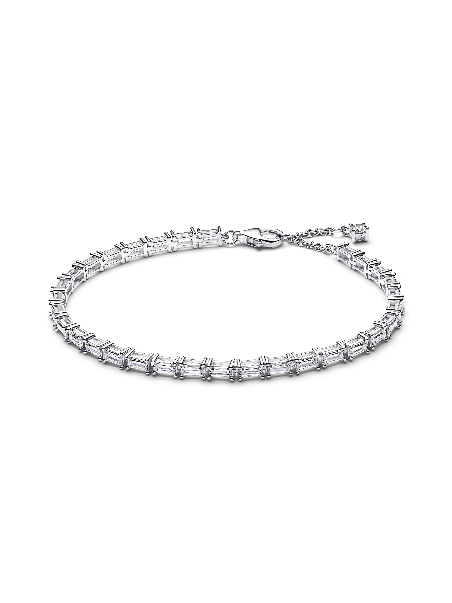 Funkelndes Baguette Tennisarmband