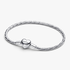 Facettiertes Schlangen-Gliederarmband mit Herzverschluss Facettiertes Schlangen-Gliederarmband mit Herzverschluss