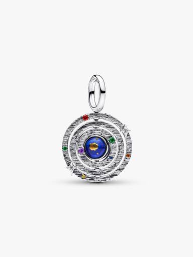 Drehende Armillarsphäre Charm-Anhänger