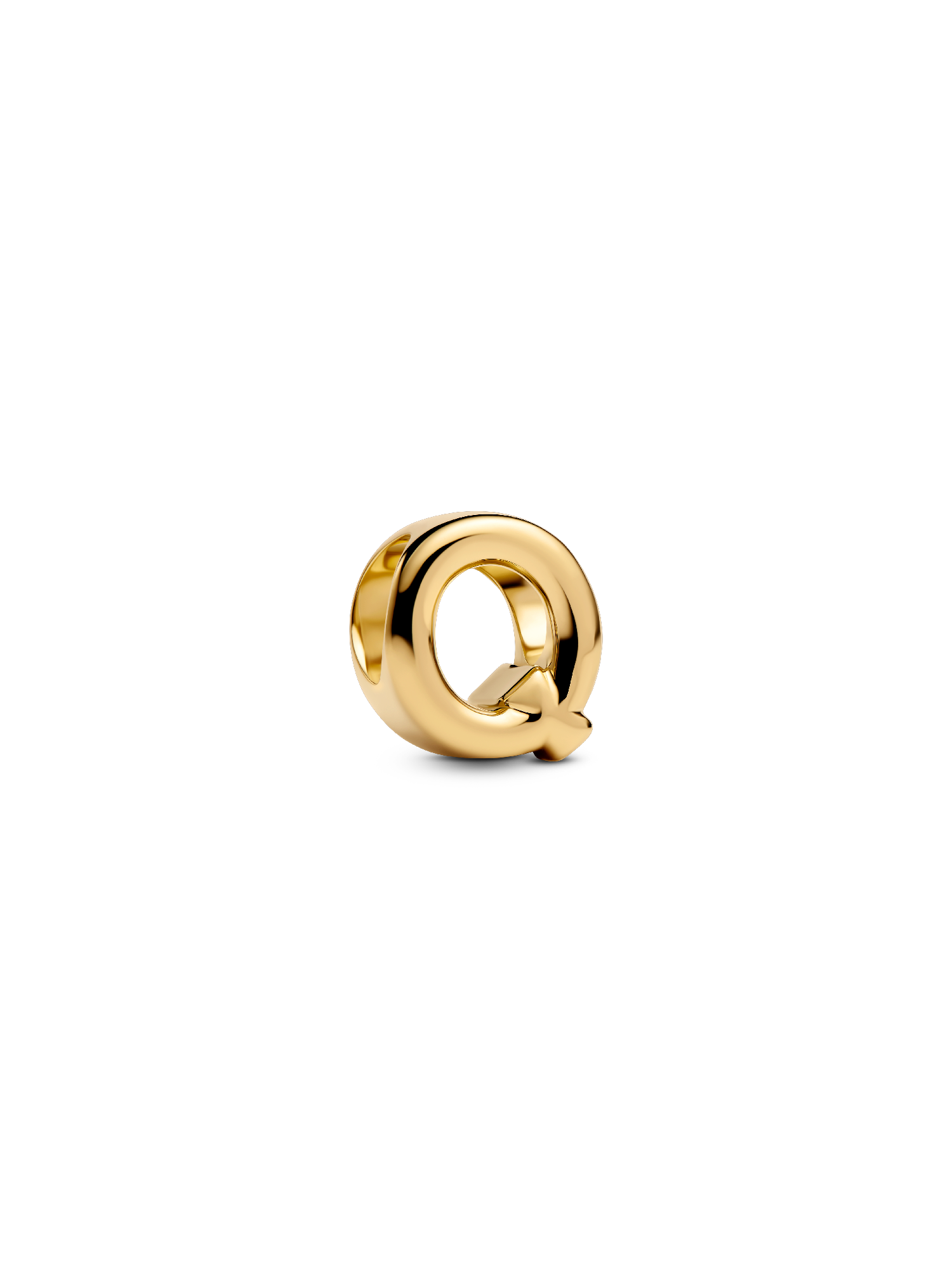 Buchstabe Q Alphabet-Mini-Charm