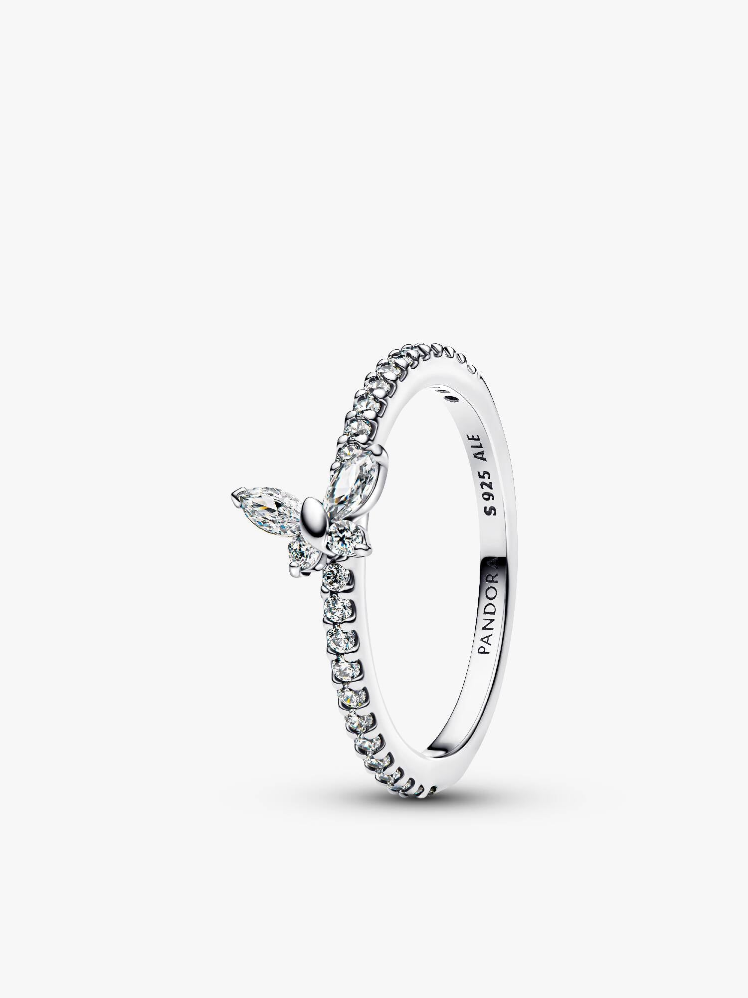Glitzernder Schmetterling Ring