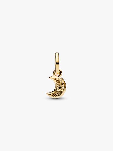 Weiße Mondsichel Mini-Charm-Anhänger
