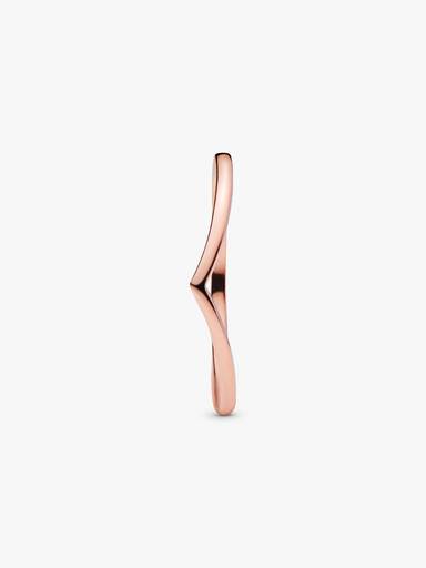 Polierter Wishbone-Ring