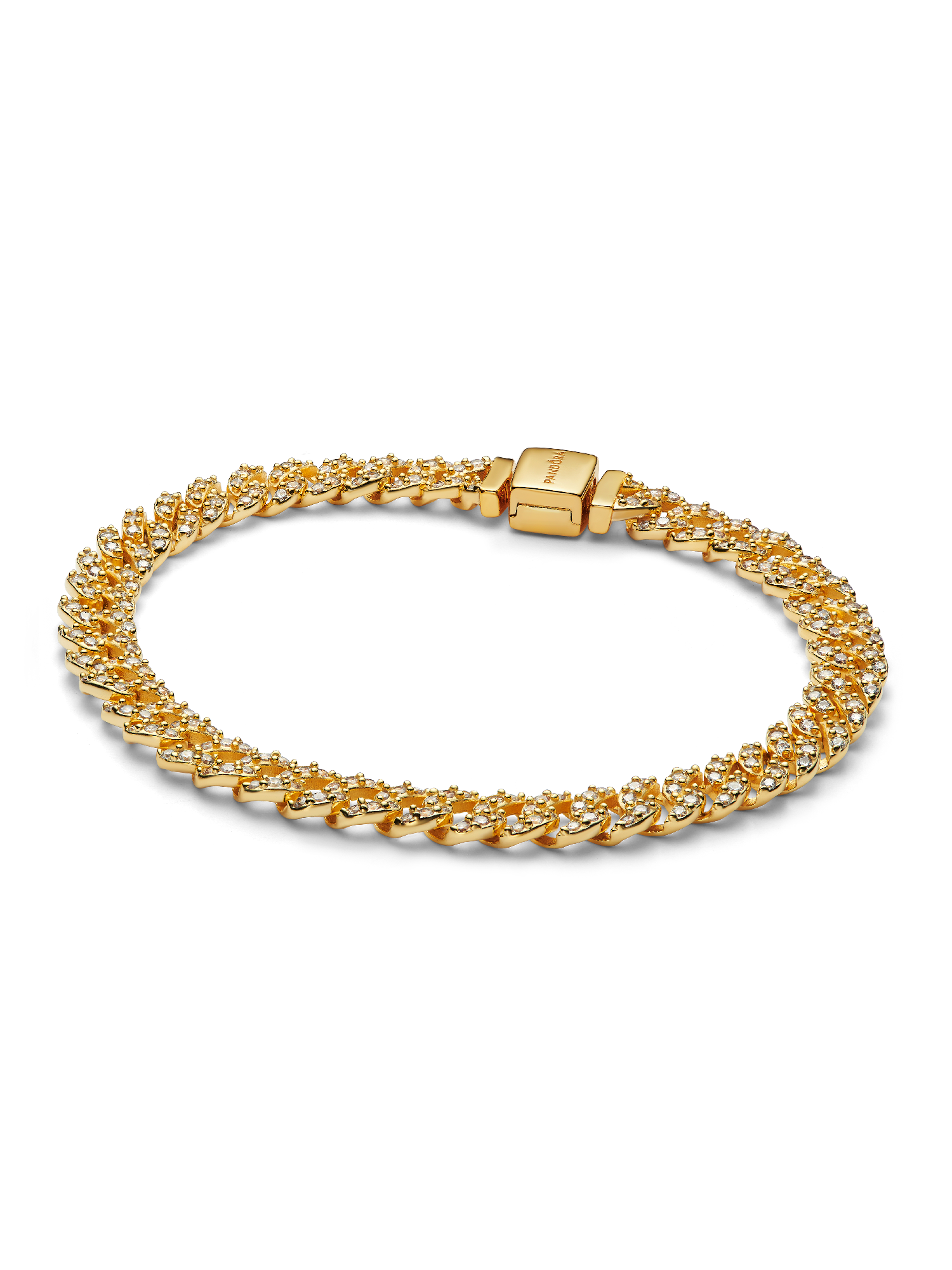Pavé Cuban Gliederarmband