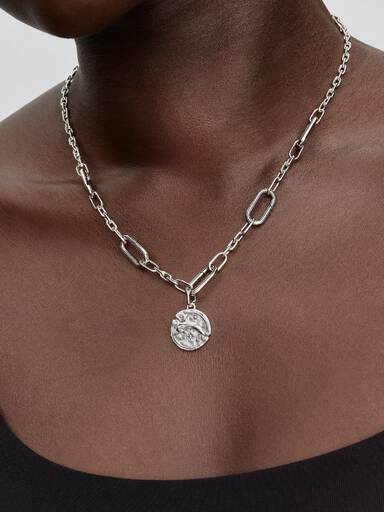 Delfin Medaillon-Charm