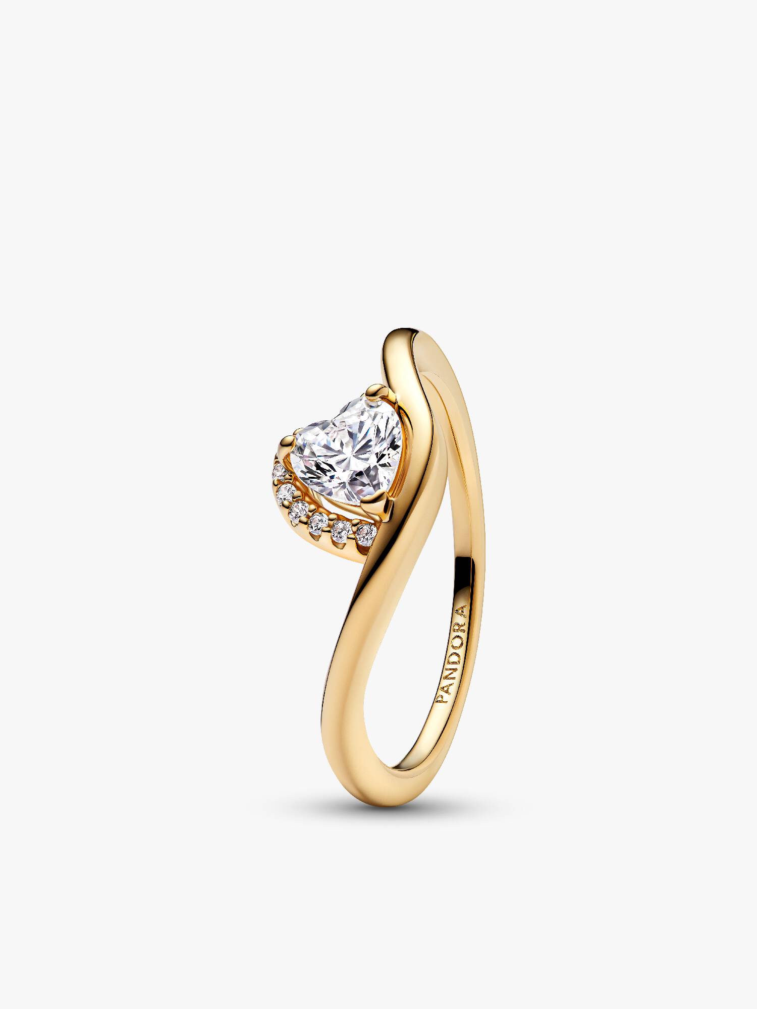 Welliges Herz Ring