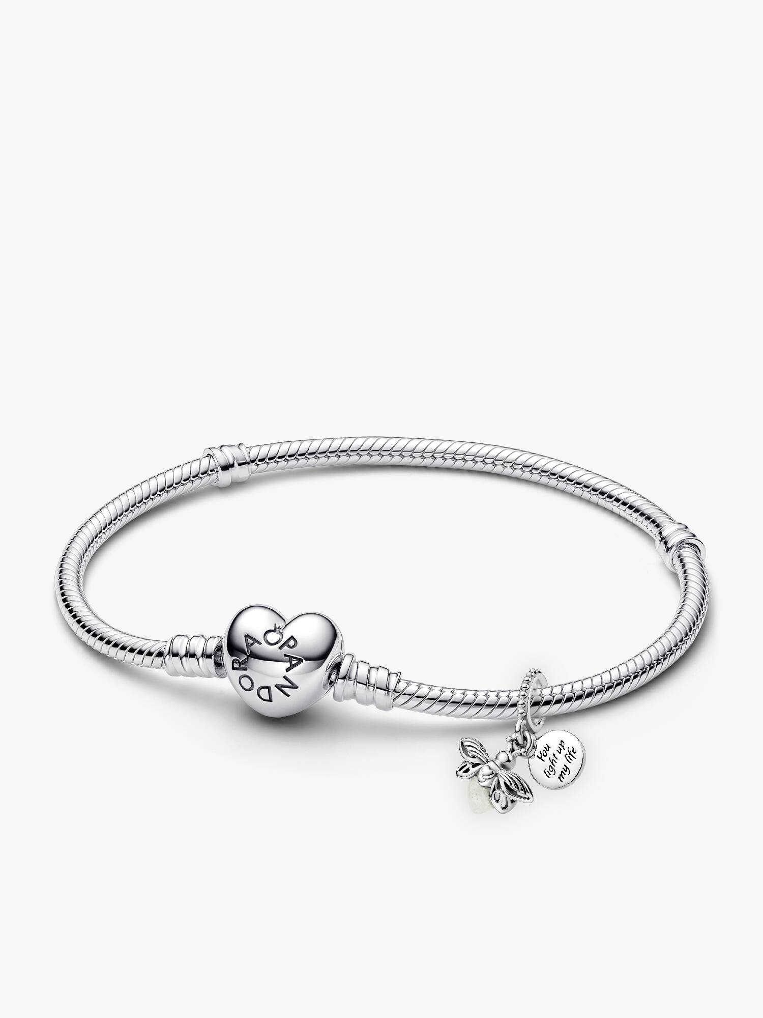 Glühwürmchen Charm & Armband Schmuckkset 