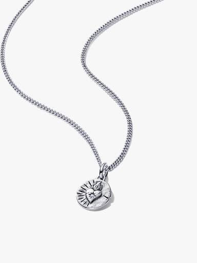 Halskettenset mit Herz Medaillon Charm