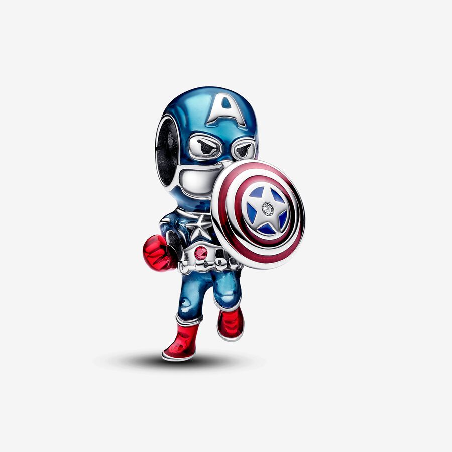 Marvel The Avengers Captain America Charm image number 0
