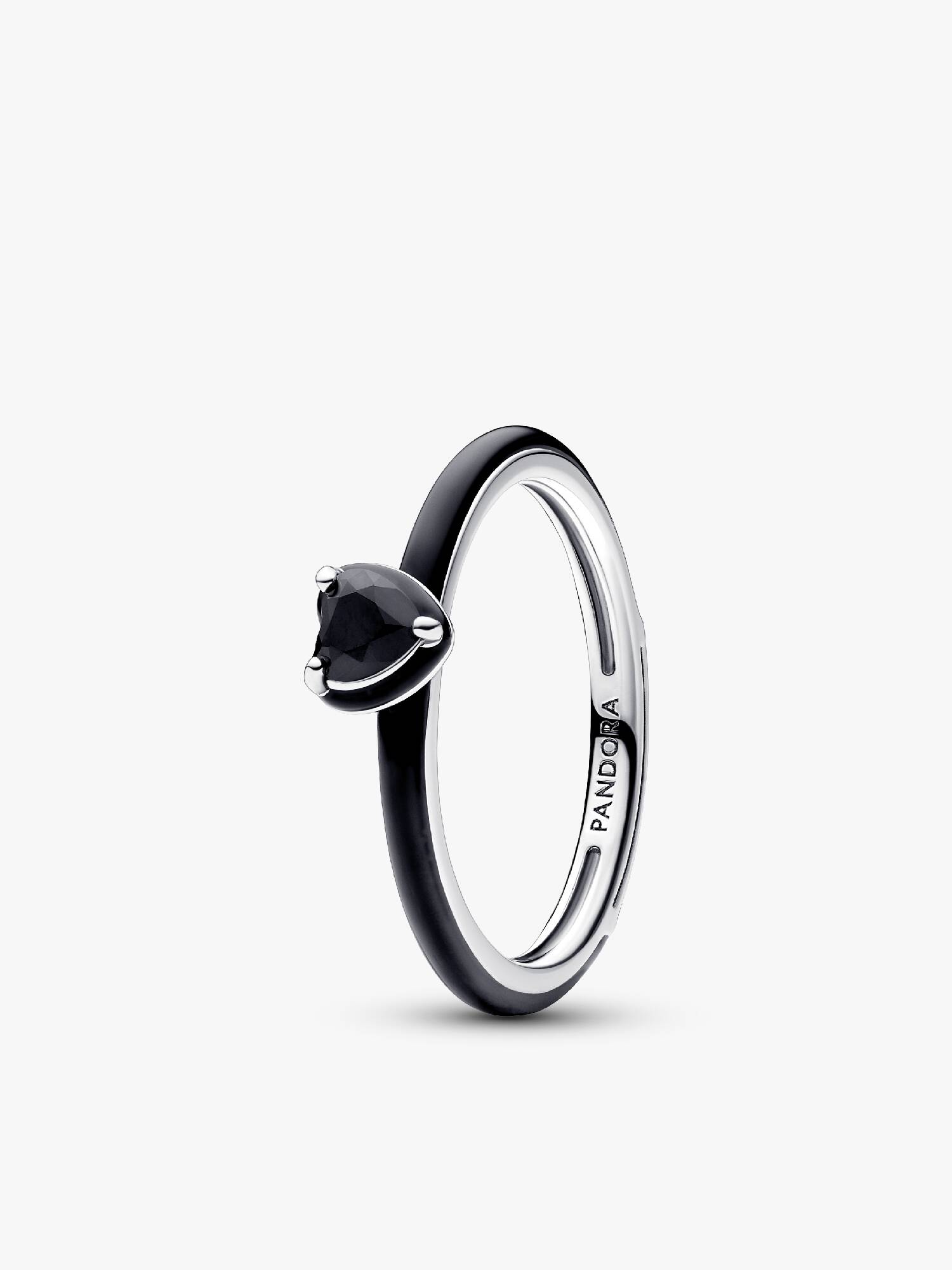 Pandora ME Schwarzes Chakra Herz Ring