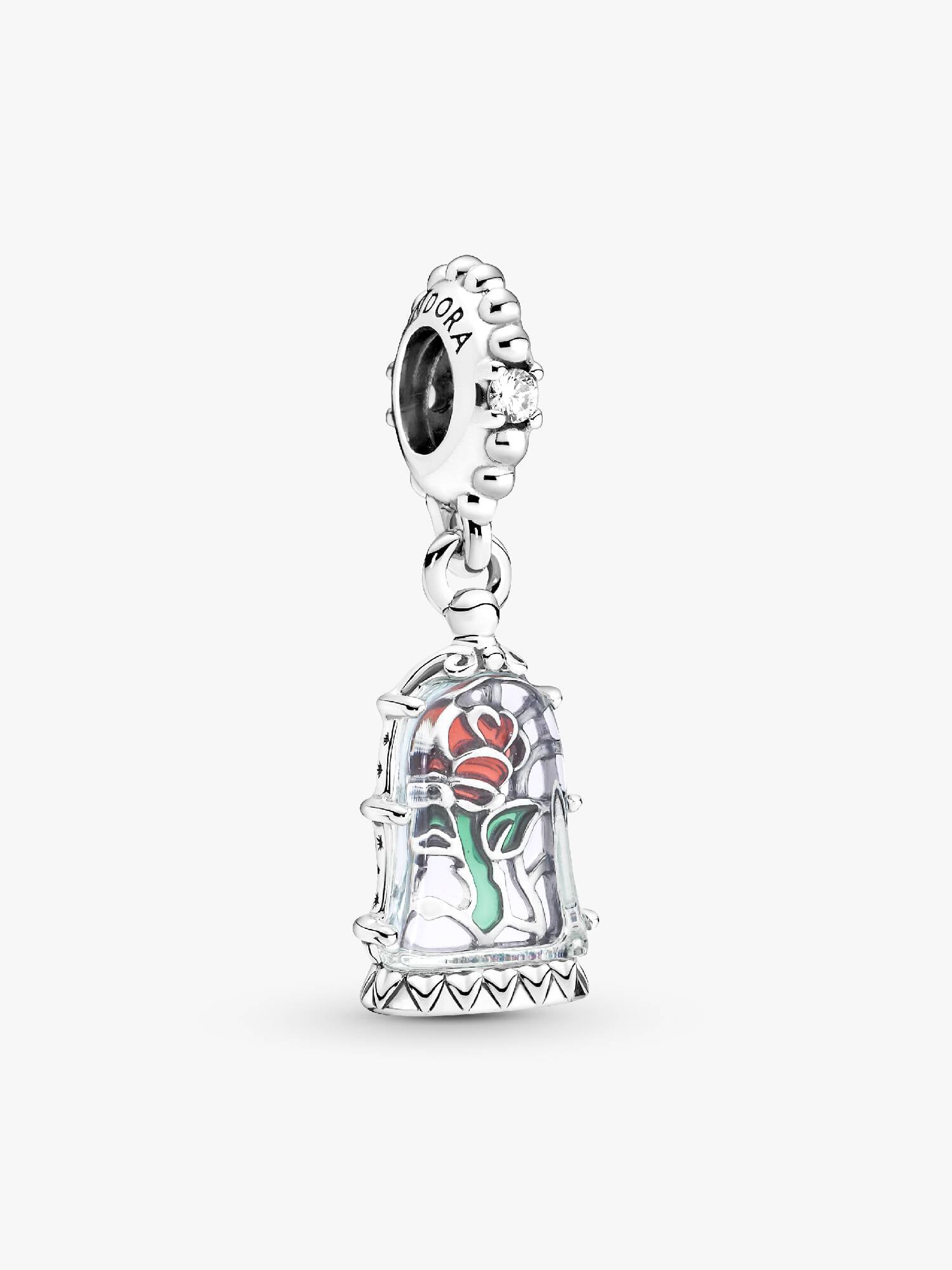 Disney Die Schöne und das Biest Verzauberte Rose Charm-Anhänger