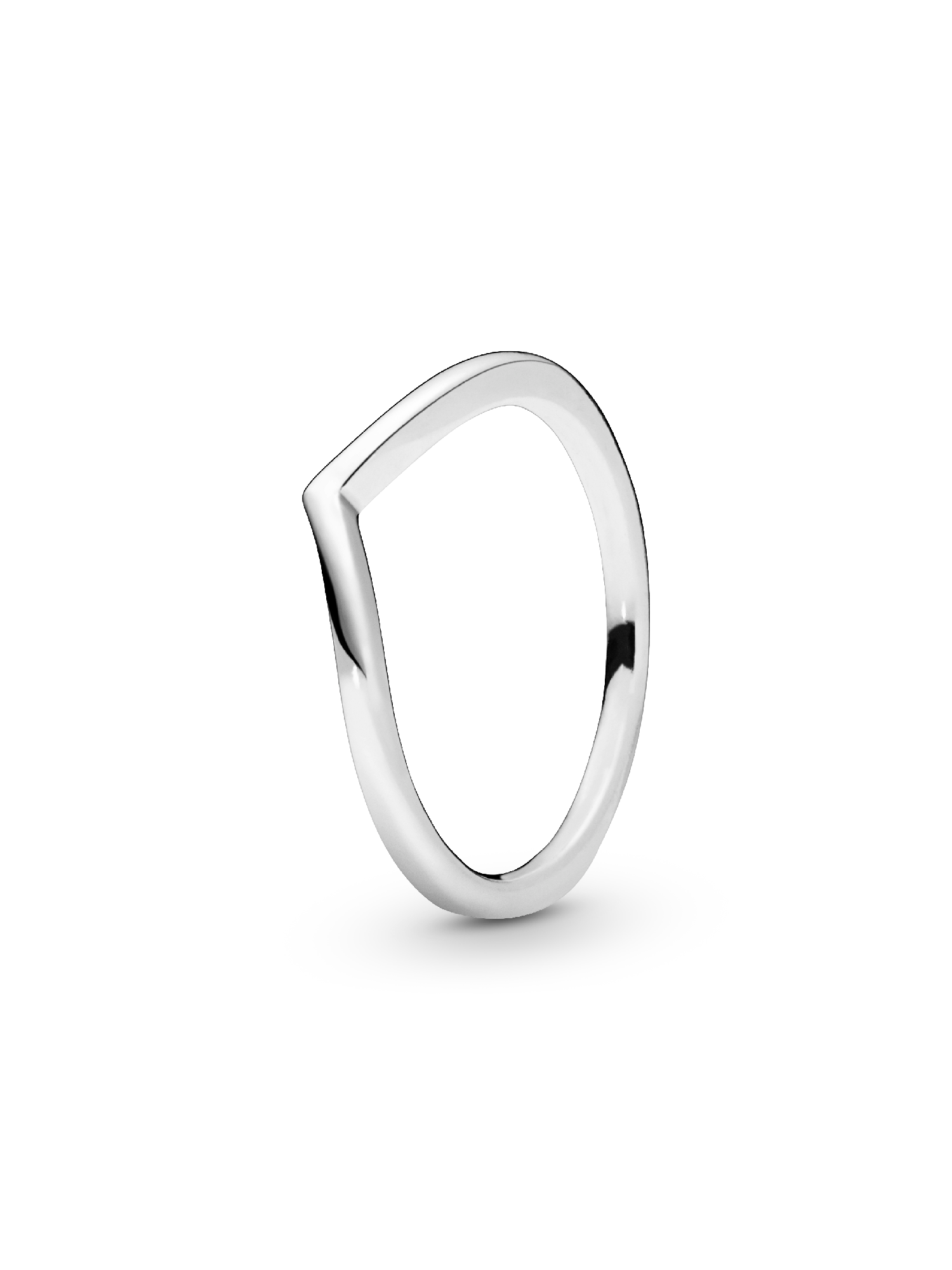 Polierter Wishbone-Ring