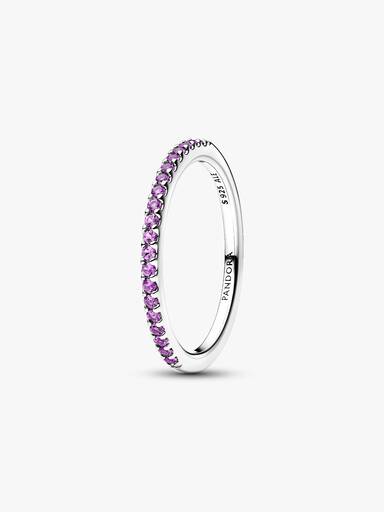 Funkelnder Violetter Halb-Ewigkeits-Bandring