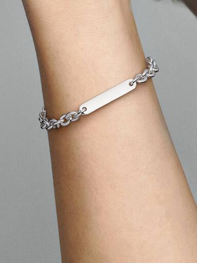 Gravierbares Kettenarmband