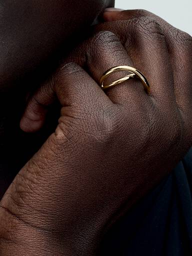 Organisch Geformter Unendlichkeitsring