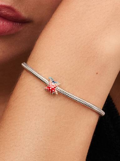 Farbenfroher Seestern Mini-Charm
