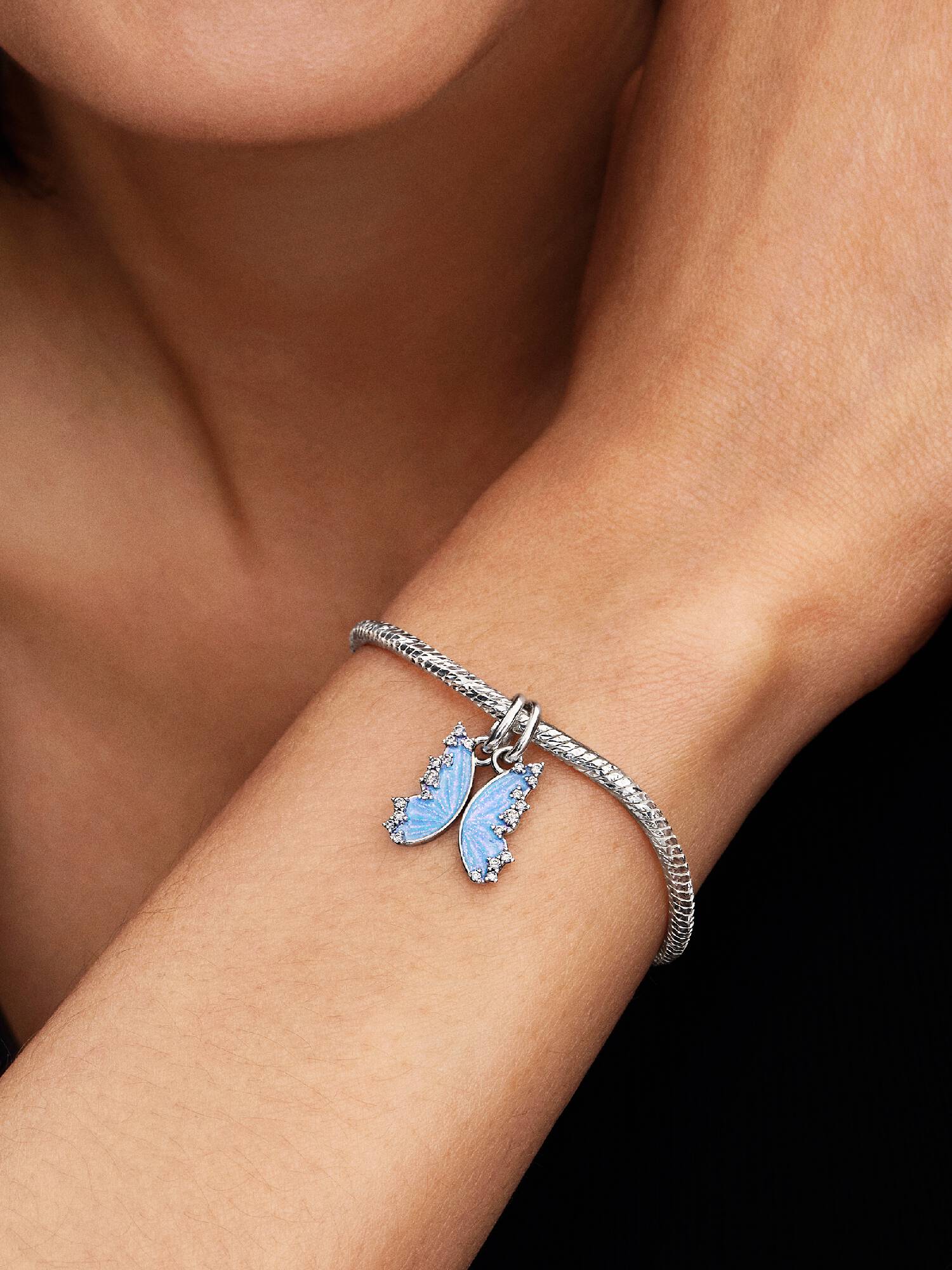 Teilbarer Schmetterling Charm-Anhänger