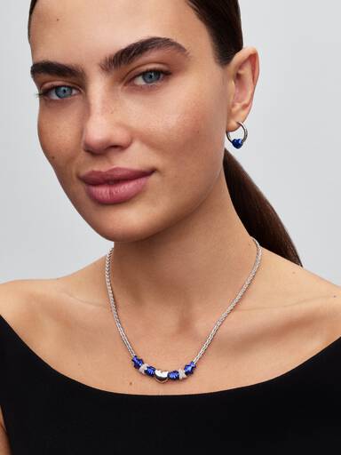 Blaues Herz Mini-Charm